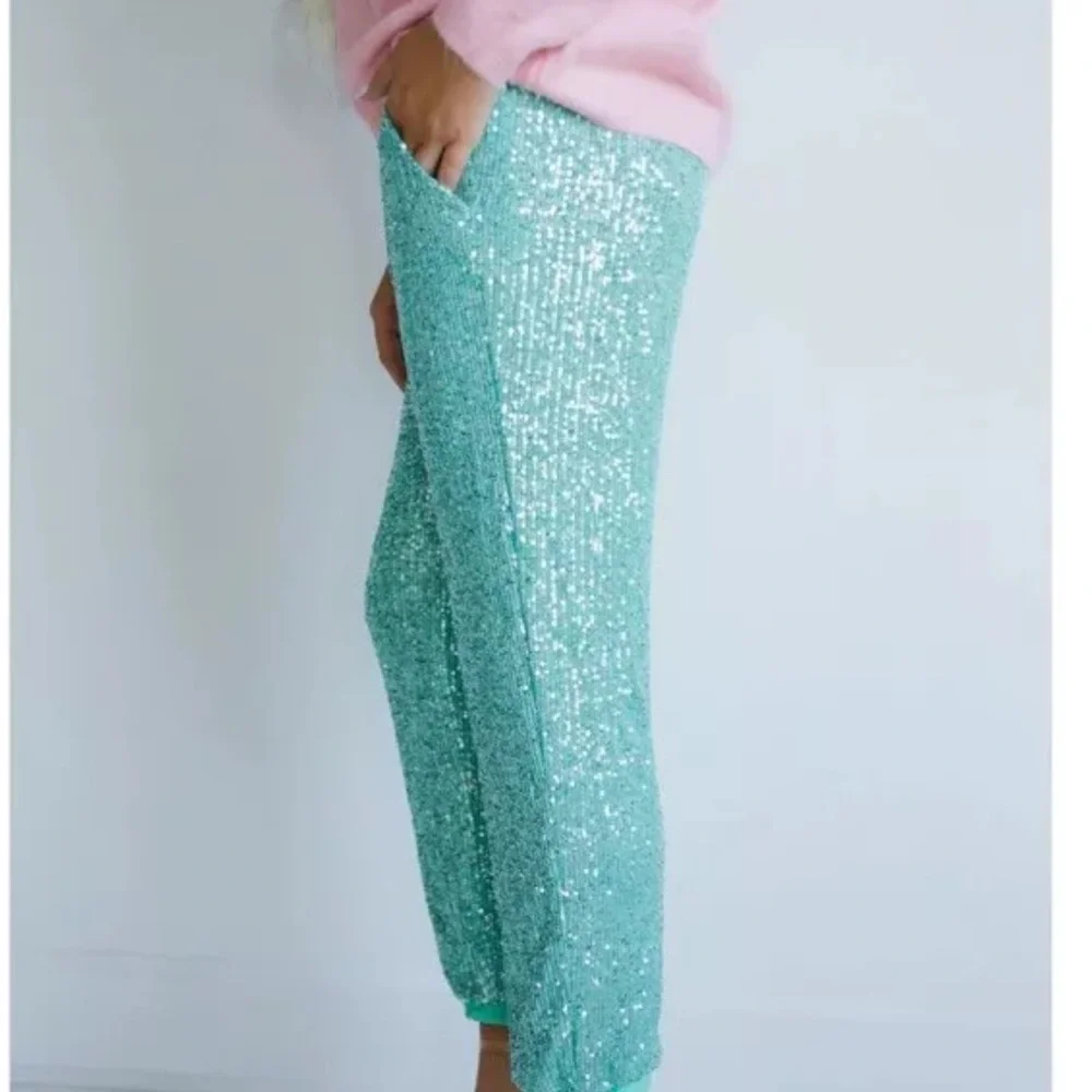 Judith March Small jogger pants. Turquoise - Picture 5 of 8